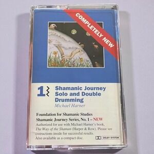 Michael Harner Shamanic Journey Solo & Double Drumming No 1 Cassette Therapy VTG